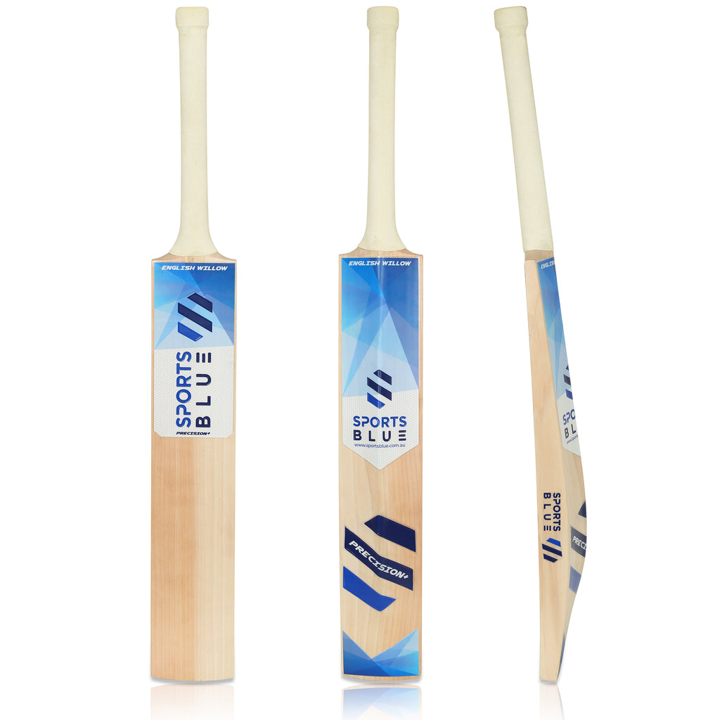 Sports Blue - Precision+ (PLAYER'S Grade) Limited edition | English Willow Cricket Bat (with free accesories)