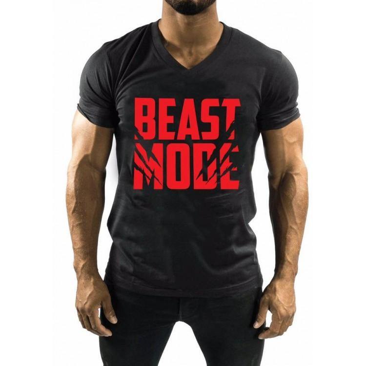 Beast Mode - Training/fitness shirt - Sports Blue