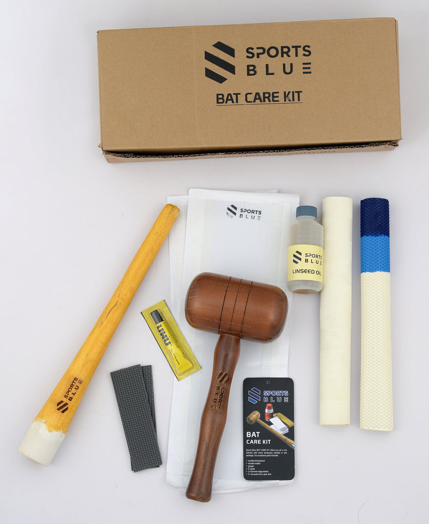 Bat Care Kit (Knocking and Care kit) - Sports Blue