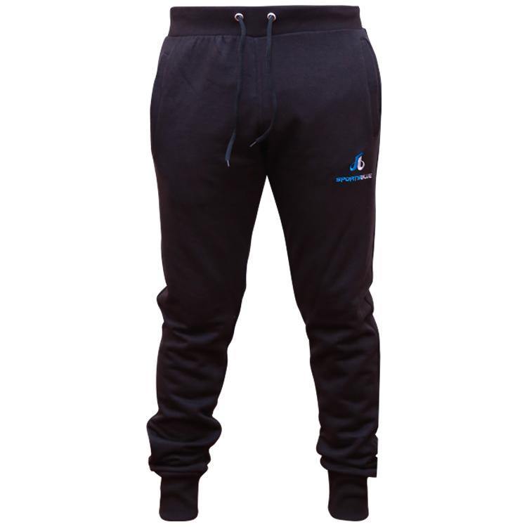 Sports Blue Men's Tapered Jogger Pants - Black - Sports Blue