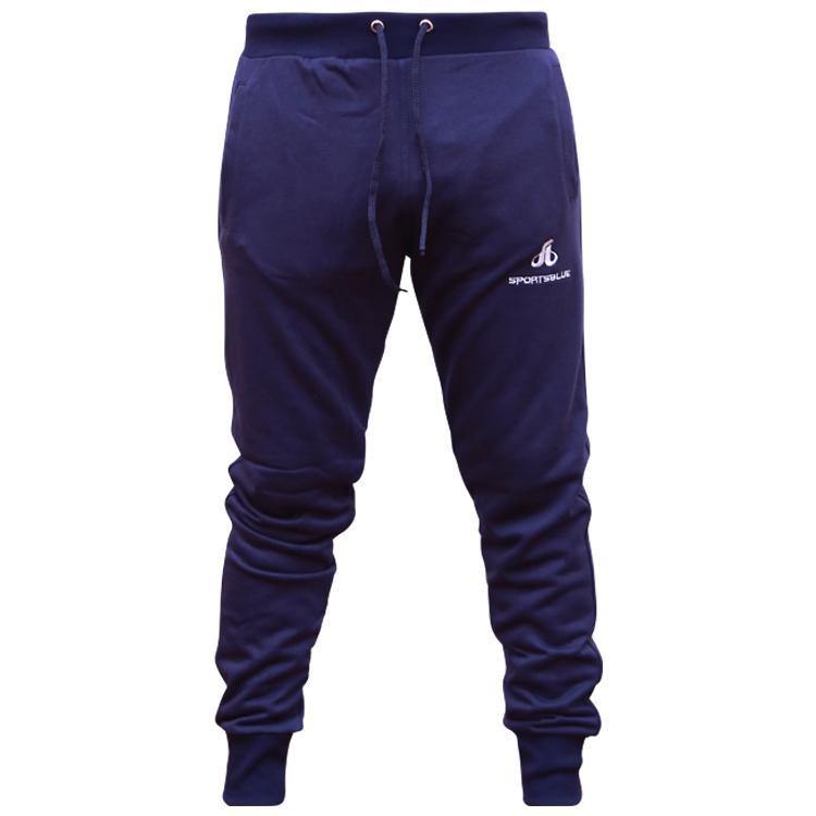 Sports Blue Men's Tapered Jogger Pants - Blue - Sports Blue