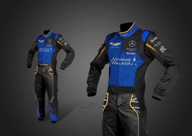 Mercedees race Suit - CIK/FIA - Sports Blue