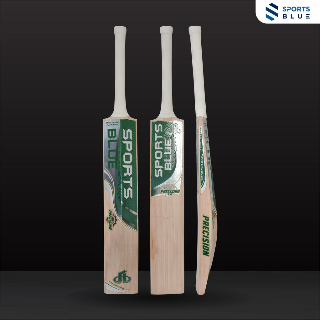 Sports Blue Cricket Bat -EW (Grade 3) - Precision 3.0