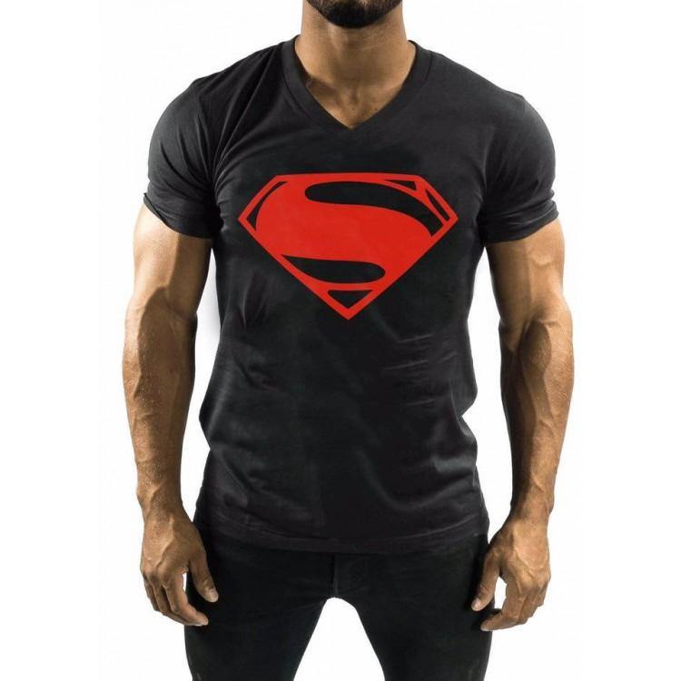 Superman - Training/fitness shirt - Sports Blue