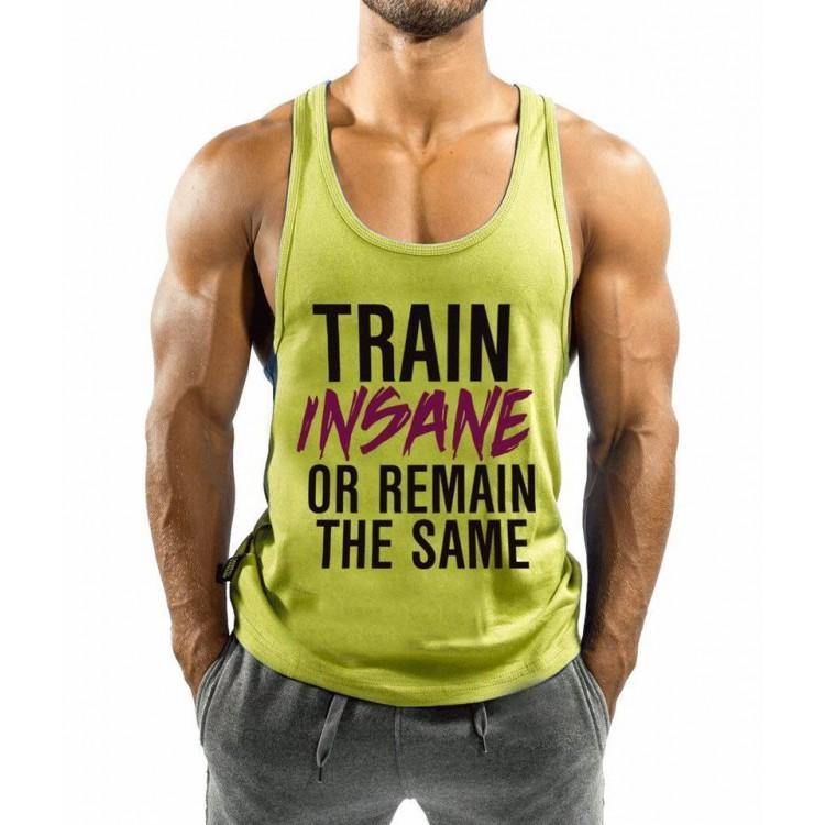 Train Insane - Training/fitness Tank Top - Sports Blue