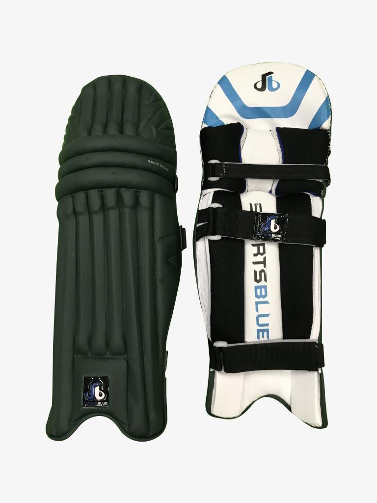 Sports Blue Cricket Batting Pads (leg guard) - Men's size - GREEN - Sports Blue