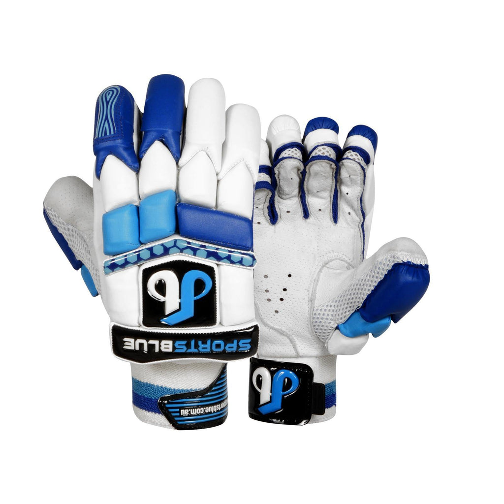 Sports Blue Cricket Batting gloves - (Men's Size) - Blue Star - Sports Blue