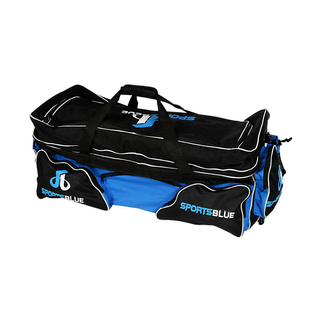 Sports Blue Cricket Kit Bag with Trolley wheels - Sports Blue